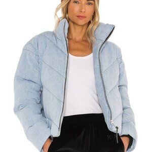 All Saints Dallas Denim Puffer - Like new